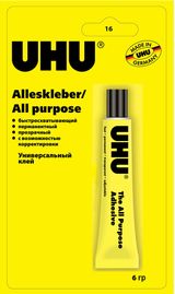 Изображение товара Клей универсальный UHU Alleskleber, 6 г