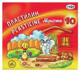 Изображение товара Пластилин «Гамма» Мультики со стеком, 10 цветов