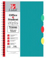 Изображение товара Тетрадь общая Listoff в клетку А6, 120 л