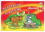 Изображение товара Пластилин «Гамма» Мультики со стеком, 16 цветов