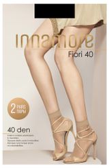 Изображение товара Носки Innamore Fiori 40 den nero, 2 пары