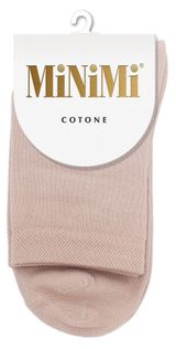 Изображение товара Носки женские MiNiMi Cotone 1202 бежевые, р.39/40