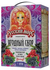 Изображение товара Морс Barinoff Русский Морс клюква черника ежевика, 3 л
