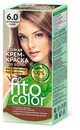 Изображение товара Крем-краска для волос «Фитокосметик» Фитоколор натуральный русый тон 6.0, 115 мл
