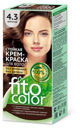 Изображение товара Крем-краска для волос «Фитокосметик» Фитоколор шоколад тон 4.3, 115 мл