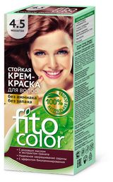 Изображение товара Крем-краска для волос «Фитокосметик» Фитоколор махагон тон 4.5, 115 мл