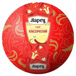 Сыр полутвердый «Ларец» Классический кусок 45% БЗМЖ, вес — цена в Ашан