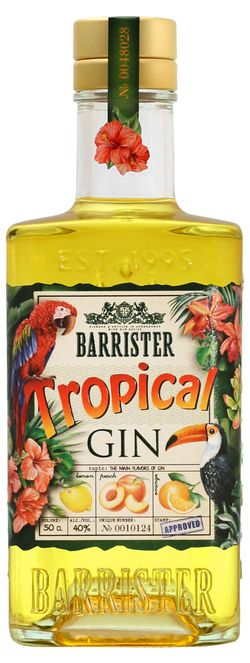 Джин Barrister Tropical Россия, 0,5 л — цена в Ашан