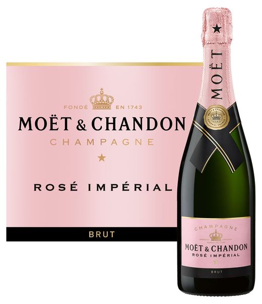 Шампанское Moet & Chandon Rose Imperial Франция, 0,75 л - купить с