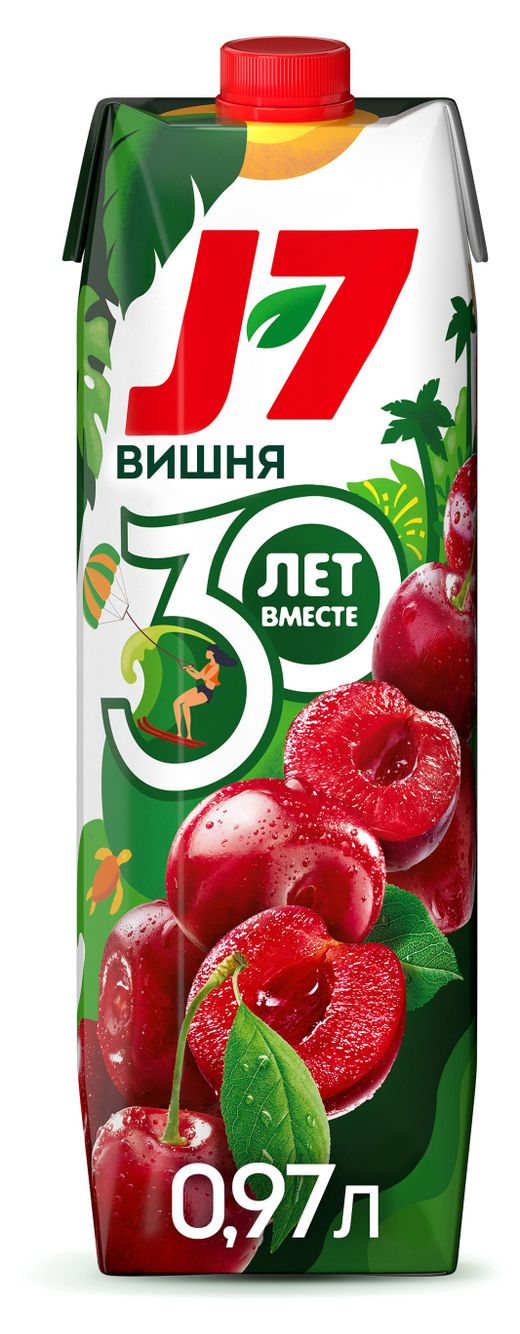 Нектар вишневый J7 осветленный, 970 мл - купить с доставкой