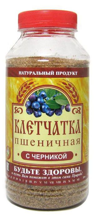 Клетчатка пшеничная с черникой, 270 г
