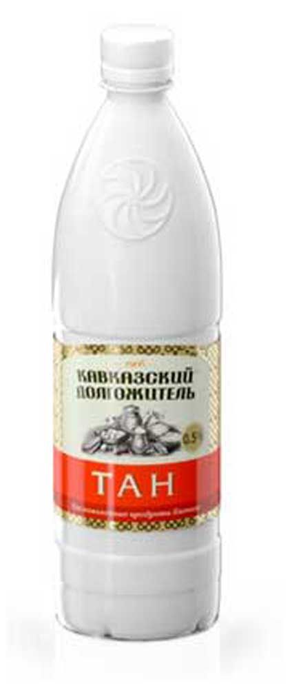 Напиток кисломолочный Тан Кавказский долгожитель 0,5% БЗМЖ охлажденный, 1 л