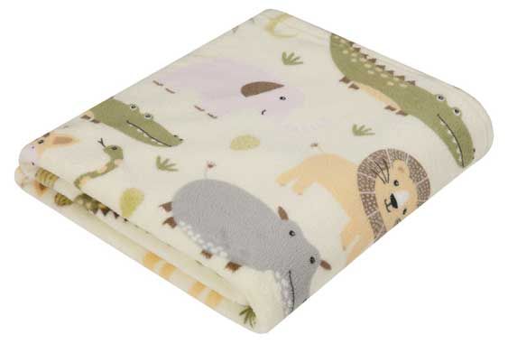 Плед Guten Morgen Лимпо фланель зеленый, 150х200 см