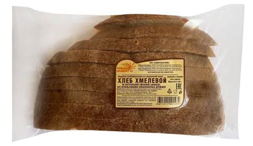 Хлеб Новый продуктъ Хмелевой часть изделия нарезка, 320 г