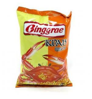 Чипсы кукурузные Binggrae крабовые 50 г 82₽