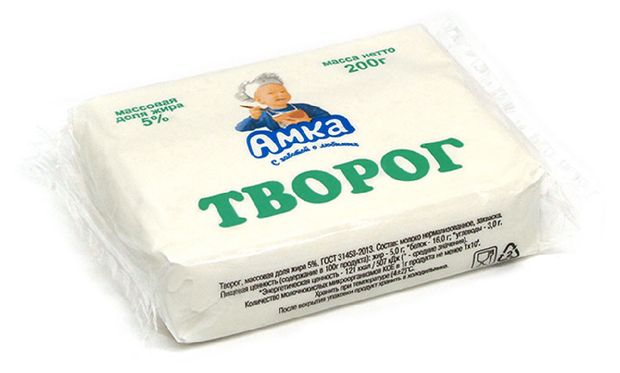 Творог Амка брикет 5% БЗМЖ, 200 г