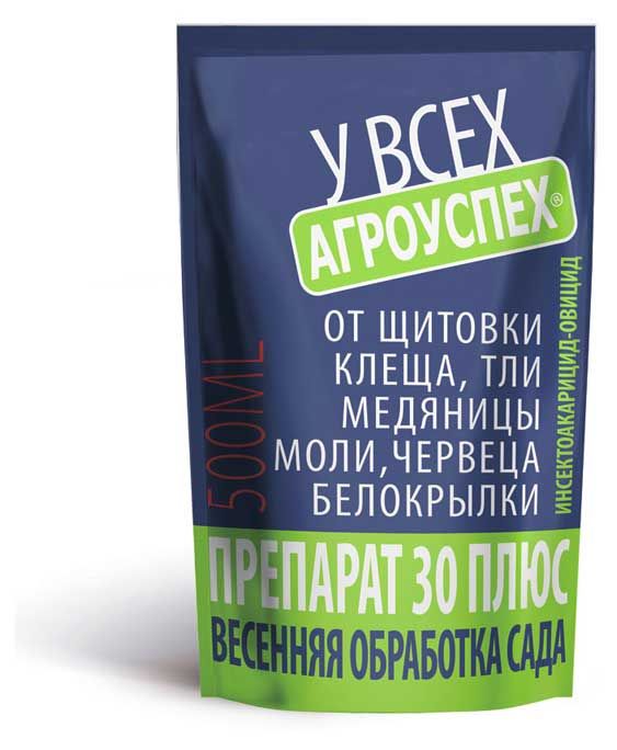 Инсектицид Агроуспех 30 Плюс от зимующих вредителей 500 мл 400₽