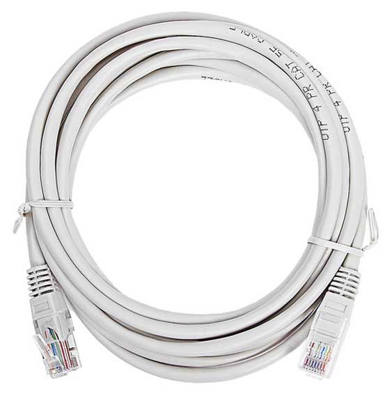 Электроника  Ашан Патч-корд Gembird PP12-3M, UTP Cat5E, 3 м, серый
