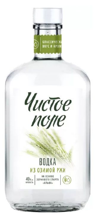 Водка Татспиртпром Чистое поле Россия, 0,25 л