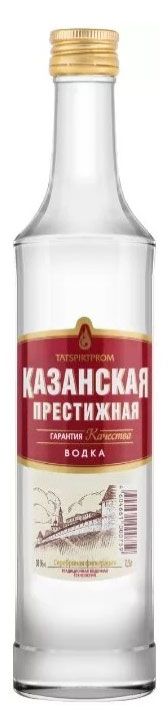 Водка Татспиртпром Казанская Престижная Россия, 0,37 л