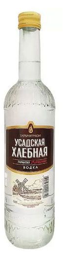 Водка хлебная Татспиртпром Усадская Россия, 0,5 л