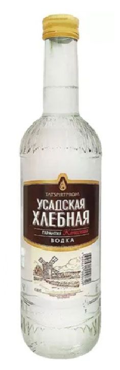 Водка Татспиртпром Усадская Хлебная Россия, 0,25 л