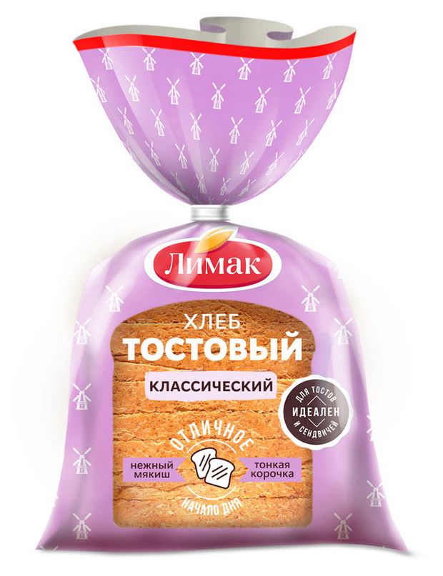 Хлеб Лимак Тостовый классический в нарезке, 290 г