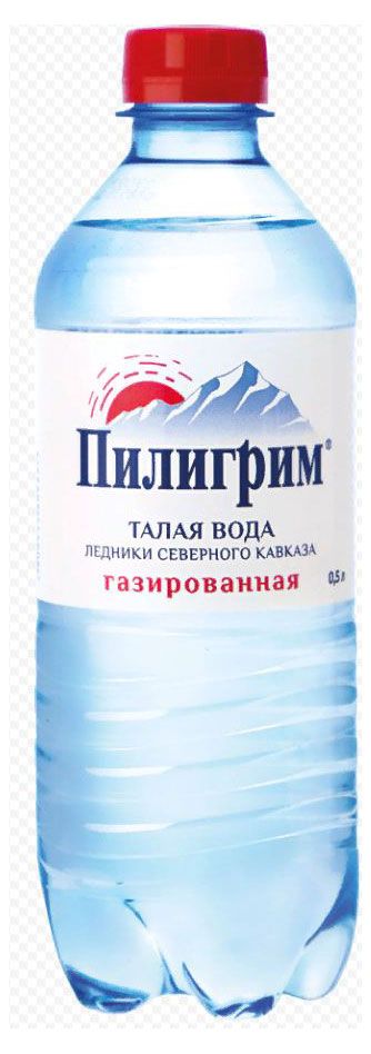Вода минеральная Пилигрим газированная столовая, 500 мл