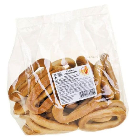 Сушки Золотой колобок Челночок , 300 г