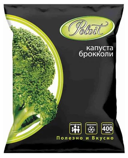 Капуста брокколи Polvit замороженная, 400 г