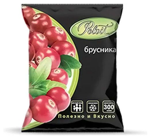 Ягодная смесь Брусника Polvit замороженная, 300 г