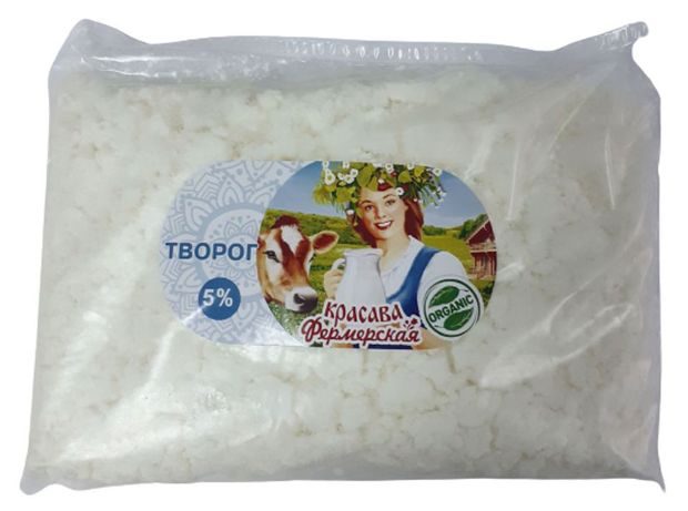 Творог рассыпчатый Красава 5% БЗМЖ, 500 г