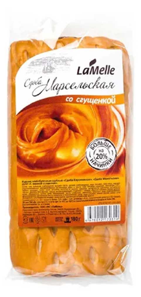 Сдоба LaMelle Марсельская с вареной сгущенкой, 180 г