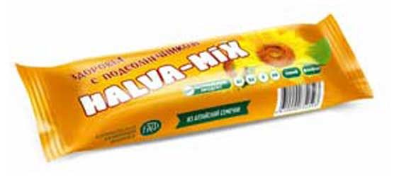 Батончик халвичный БХФ Halva-mix с ядром подсолнечника в глазури, 60 г