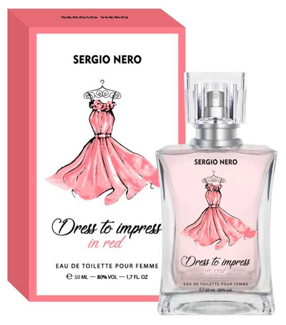 Tуалетная вода Sergio Nero Dress Impress Red, 50 мл