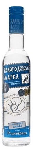 Водка Вологодская Марка Родниковая Россия, 0,5 л