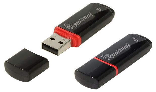 Флешка SmartBuy Crown 16 Гб Black