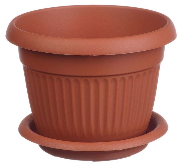 Кашпо Idea Ливия терракотовое 36 см 610₽