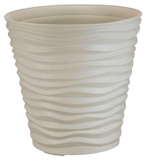Кашпо Idea Дюна кремовое 24 см 470₽