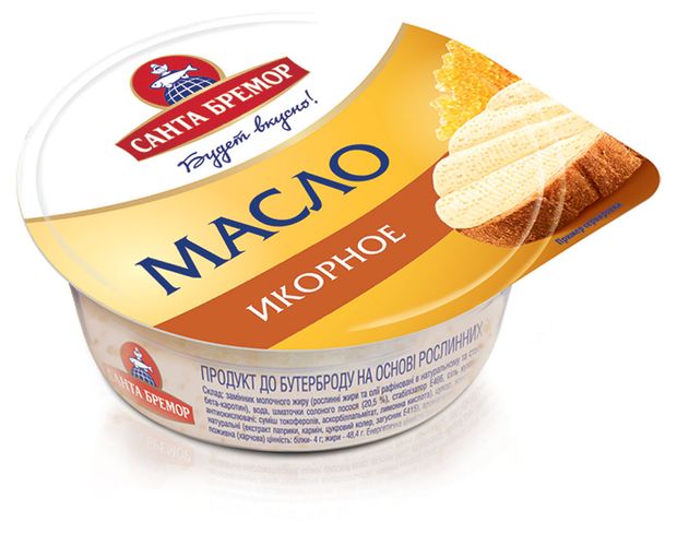Икорное масло фото Купить Масло икорное "Санта Бремор", 100 г (492338) в интернет-магазине АШАН в М