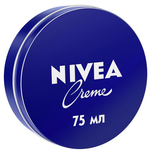 фото Крем для лица рук и тела nivea crme увлажняющий универсальный с пантенолом, 75 мл