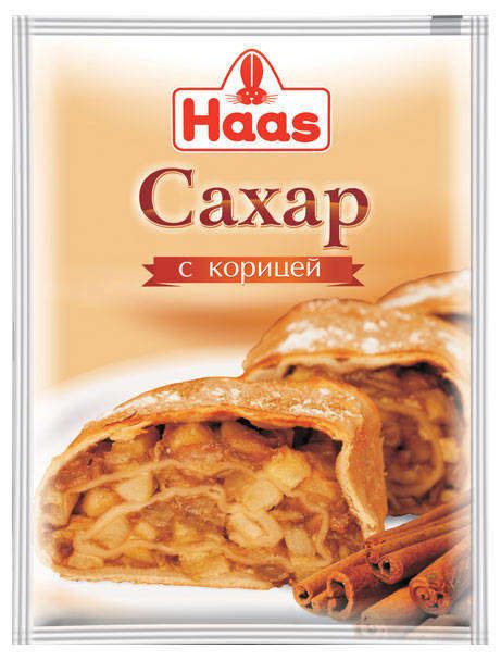 Сахар с корицей Haas 40 г 13₽