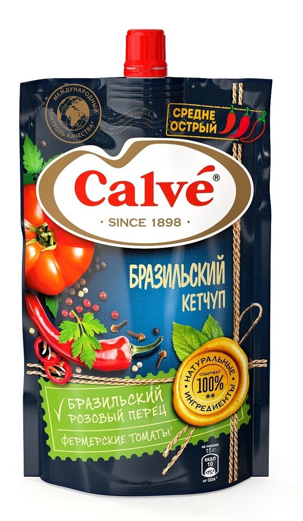 Кетчуп Calve Бразильский 350 г 94₽