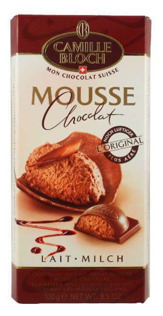 Шоколад Camille Bloch MOUSSE MILK молочный с шоколадным муссом, 100 г