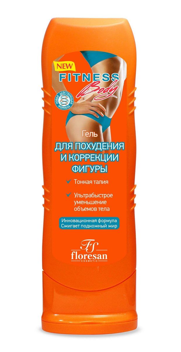 Гель для тела Floresan Fitness Body для похудения и коррекции фигуры, 125 мл