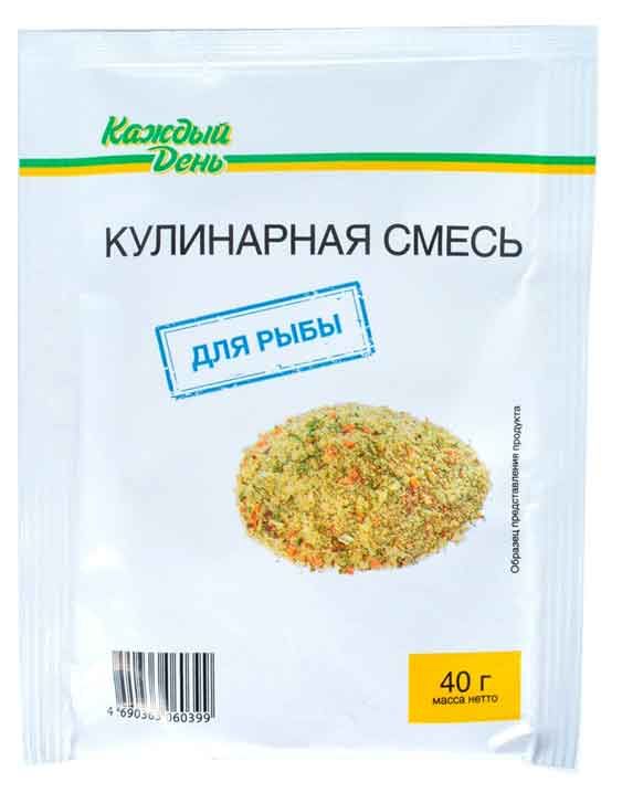 Смесь кулинарная Каждый День для рыбы 40 г 26₽
