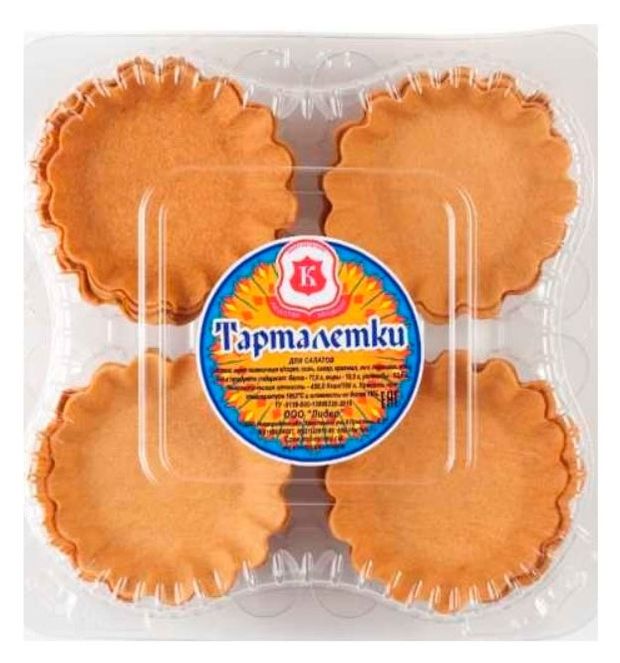 Тарталетки для салатов Валдайский жемчуг 96 г 166₽