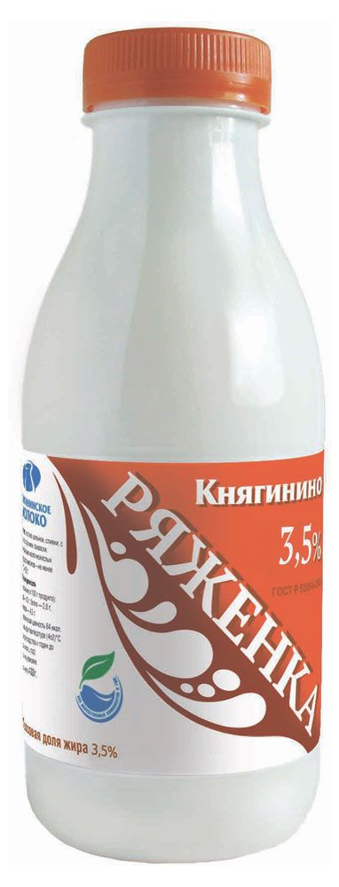 Ряженка Княгинино 35 БЗМЖ 430 г 62₽