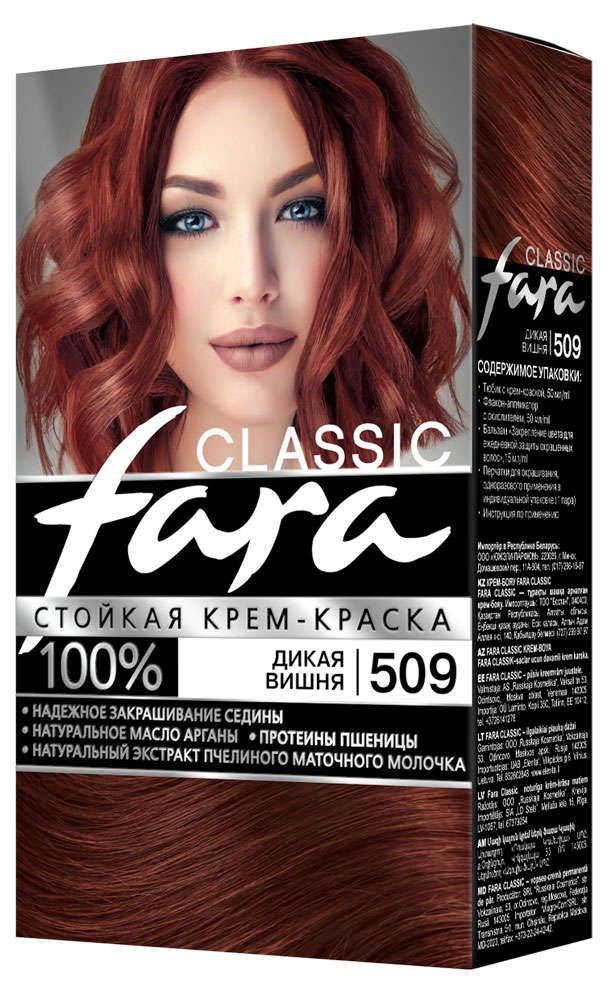 FARA Стойкая крем-краска для волос "CLASSIC" 65