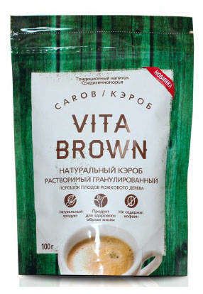 Кэроб растворимый Vita Brown натуральный 100 г 130₽